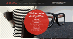 Desktop Screenshot of minieyewear.com